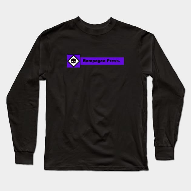 Rampageo Press Logo Long Sleeve T-Shirt by Rampageo Industries 